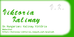 viktoria kalinay business card